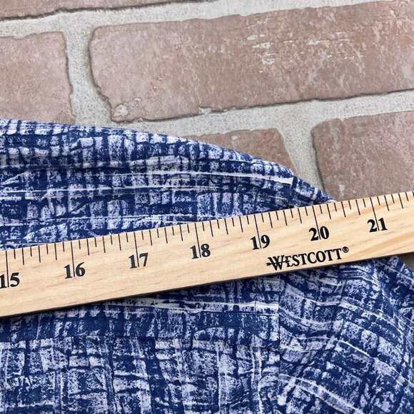 Jhane Barnes Shirt Men XLarge‎ Blue White JB i.d. Classic Dress Party Classic - Picture 9 of 12